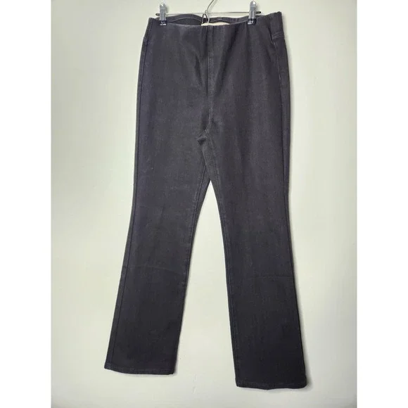 Soft Surroundings The Ultimate‎ Denim Bootcut Pull On Jeans Size Small Black - Picture 2 of 9